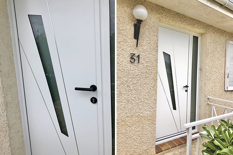 Une porte d’entrée élégante à Andrésy